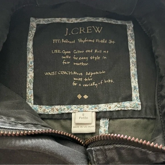J. Crew Utility Jacket. Women’s size S/Petite - Picture 8 of 9